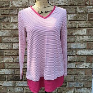 Chico's Striped Blouse size 0